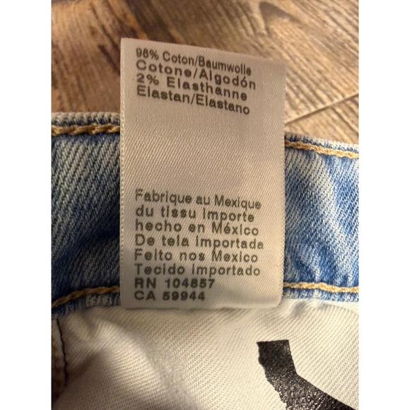 AG Adriano Goldschmied Farrah Boot High Rise Light Wash Fray Hem Jeans 28R Flare - Picture 6 of 12